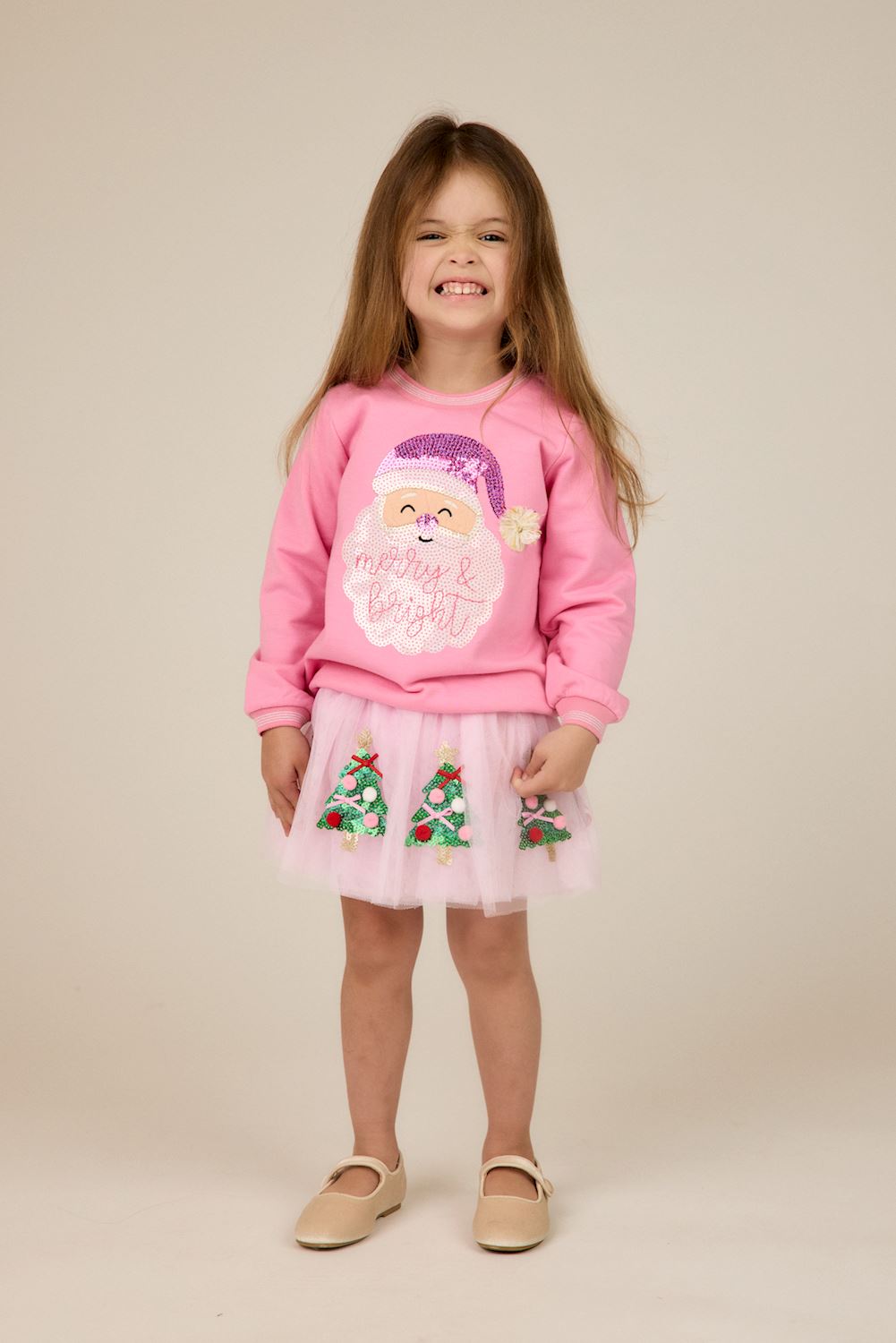 Sparkle Santa Sweatshirt
