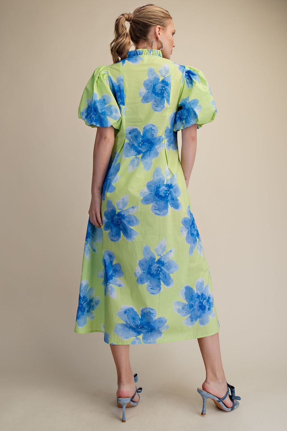 Blue Blooms Dress
