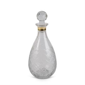 Glass and Gold Decanter