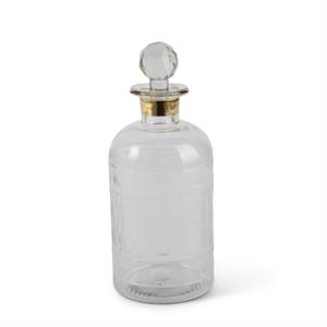 Glass and Gold Decanter