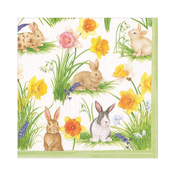 Bunnies & Daffodils Napkins