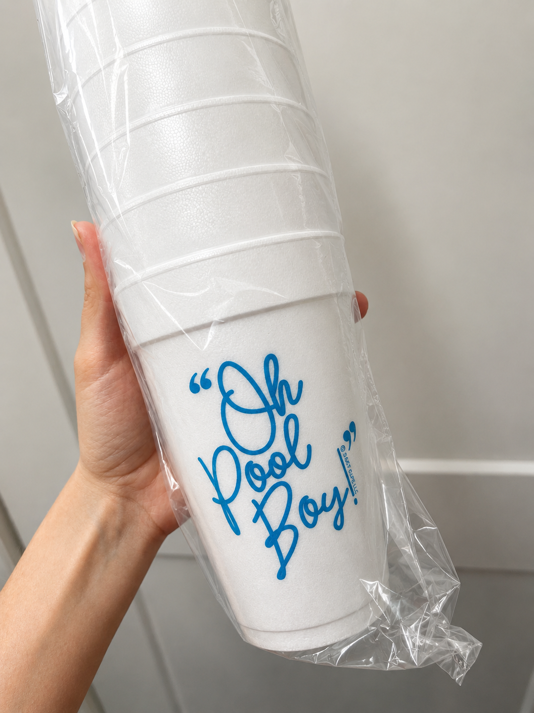 Oh Pool Boy Styrofoam Cups