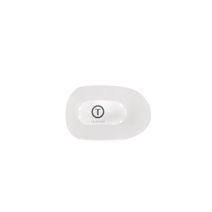 Coconut White | Tiny | Flat Round Clip