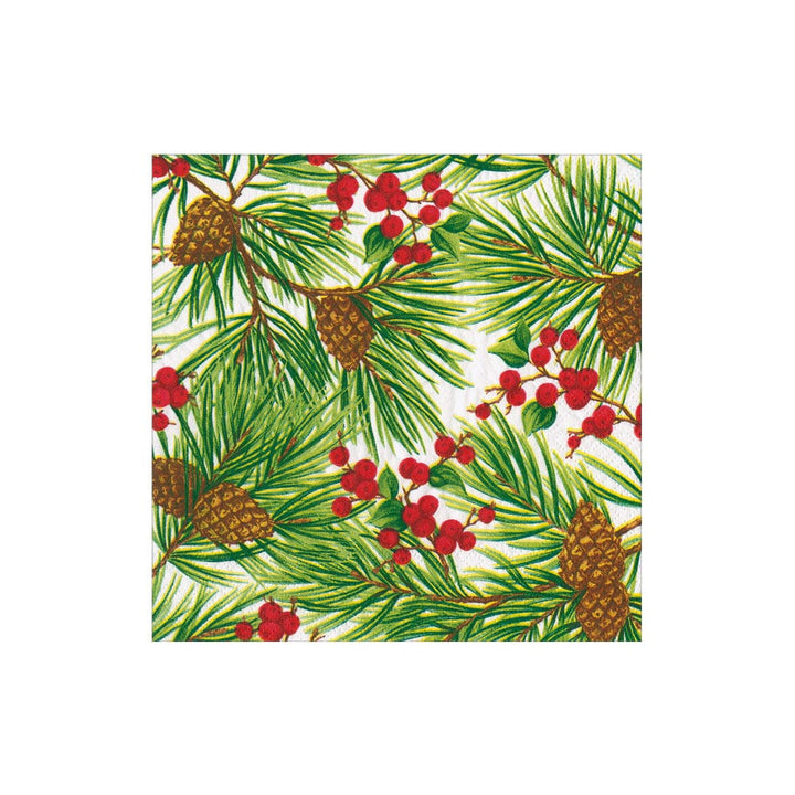 Evergreen and Berries Napkin