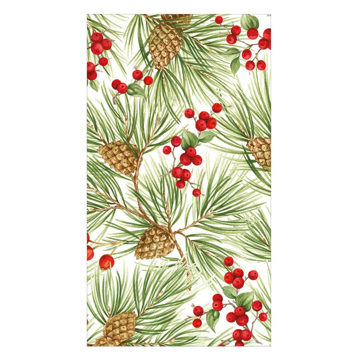 Evergreen and Berries Napkin