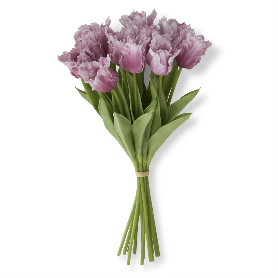 Real Touch Parrot Tulip Bundle (12 Stems)