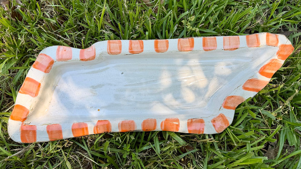 Orange TN Tray | Rosaline Pottery