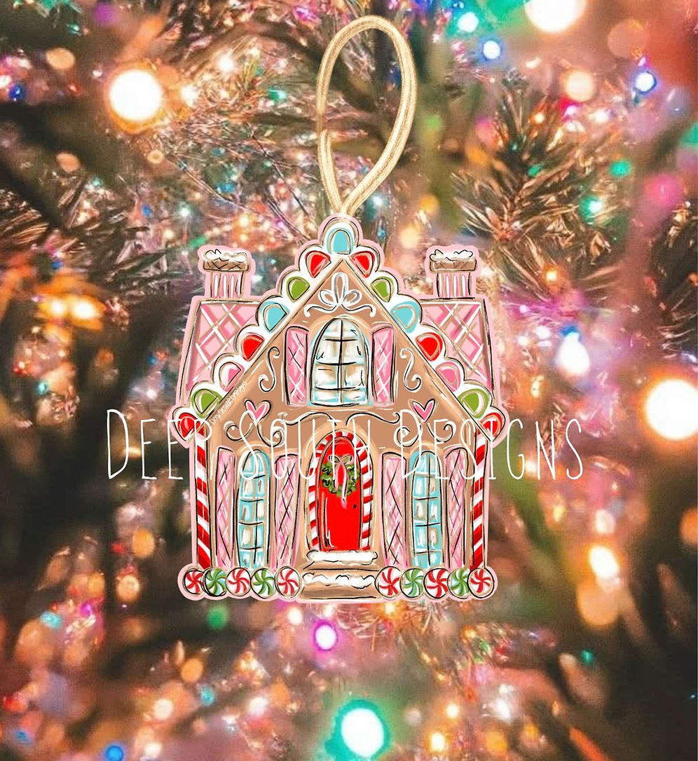 Candy Cane Lane Acrylic Ornament