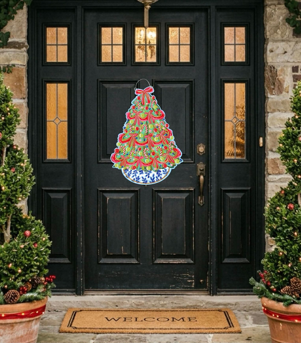 Chinoiserie Tree Door Hanger