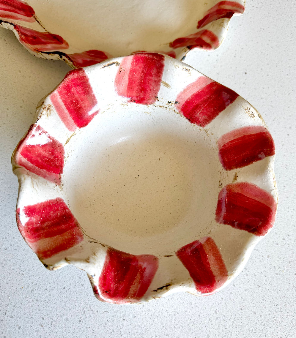 Peppermint Dipper Bowl | Rosaline Pottery