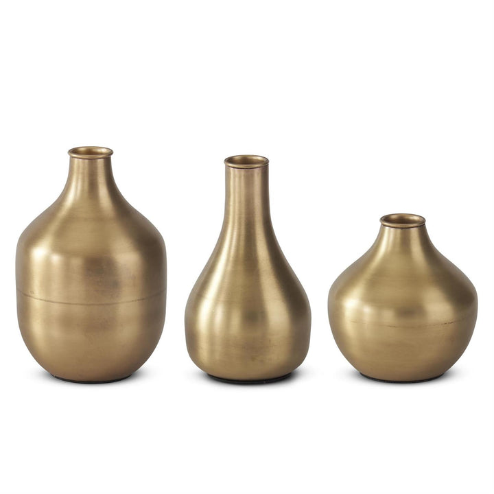 Antique Gold Vase Taper Candleholders