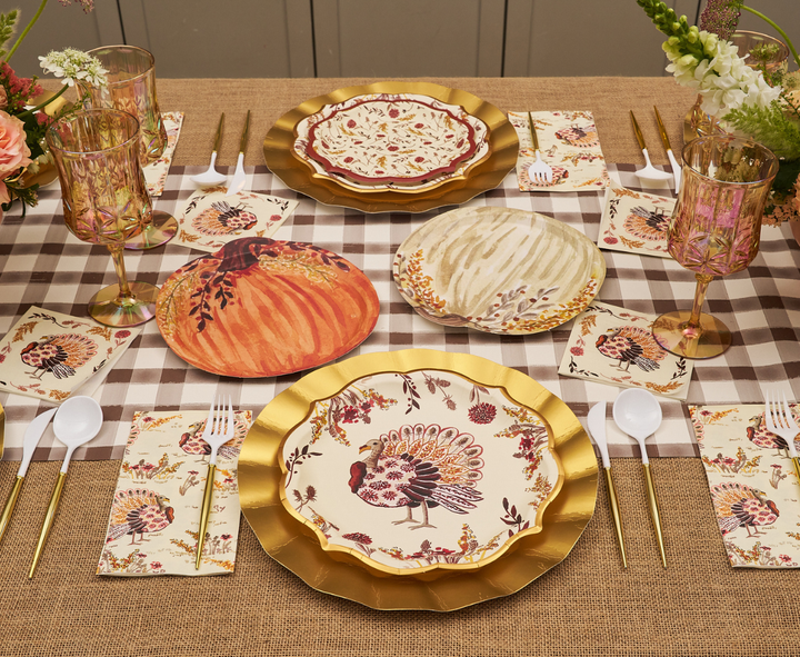 Amber Harvest Dinner Plates