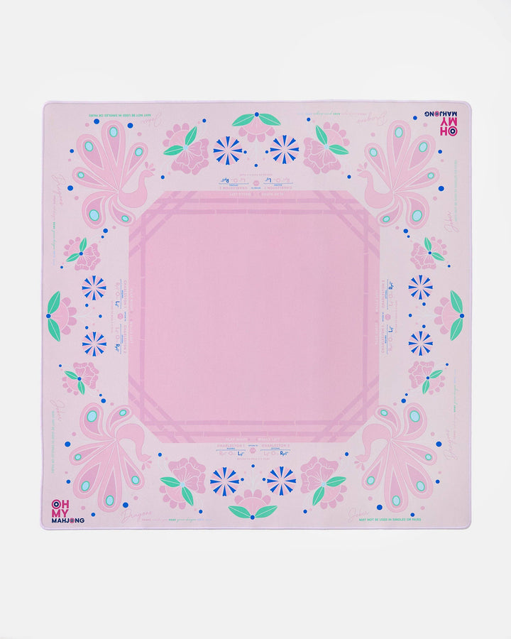 Birdie Pink Mahjong Mat