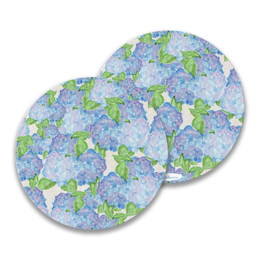 Hydrangea Bouquet Paper Drink Coaster