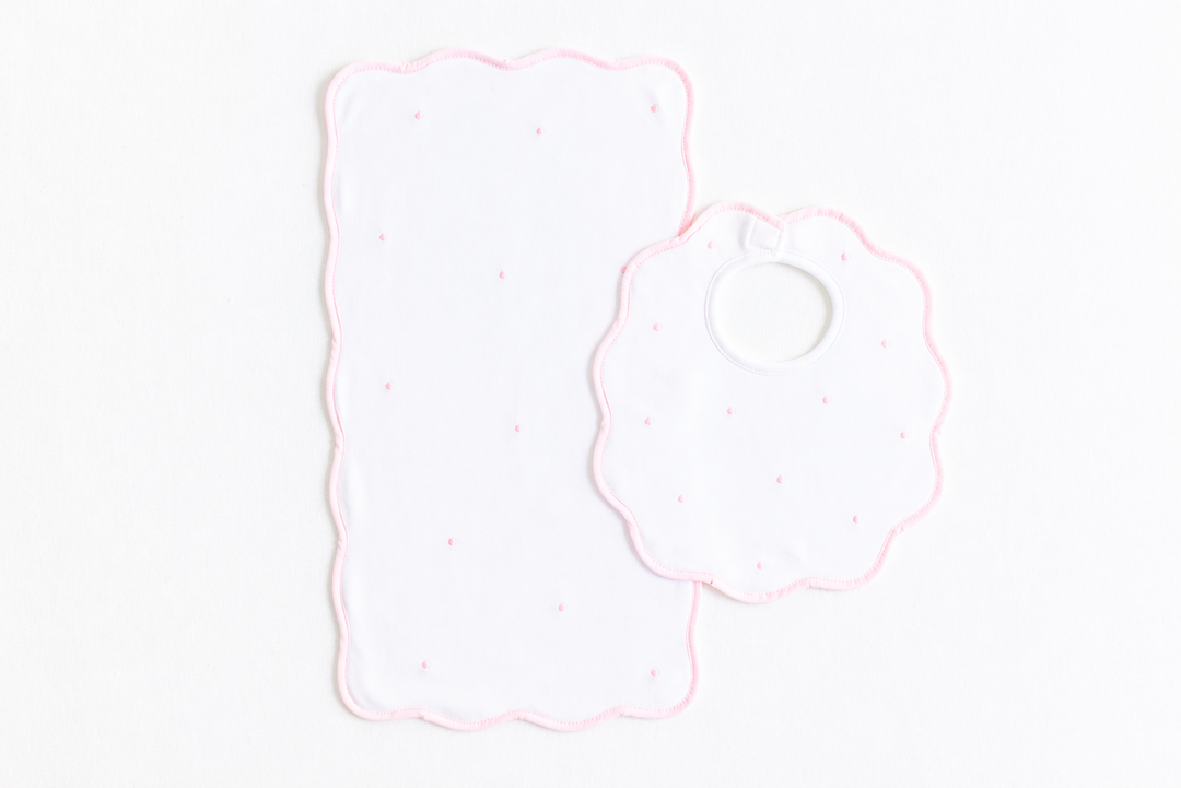 Terry Bib and Burp Set