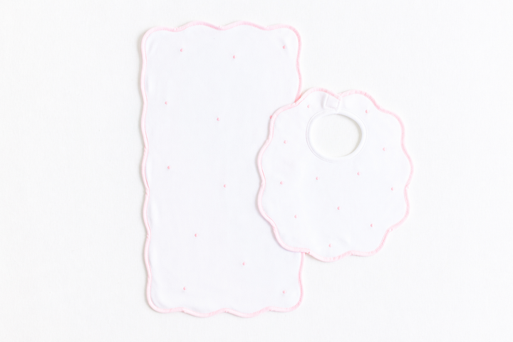 Terry Bib and Burp Set