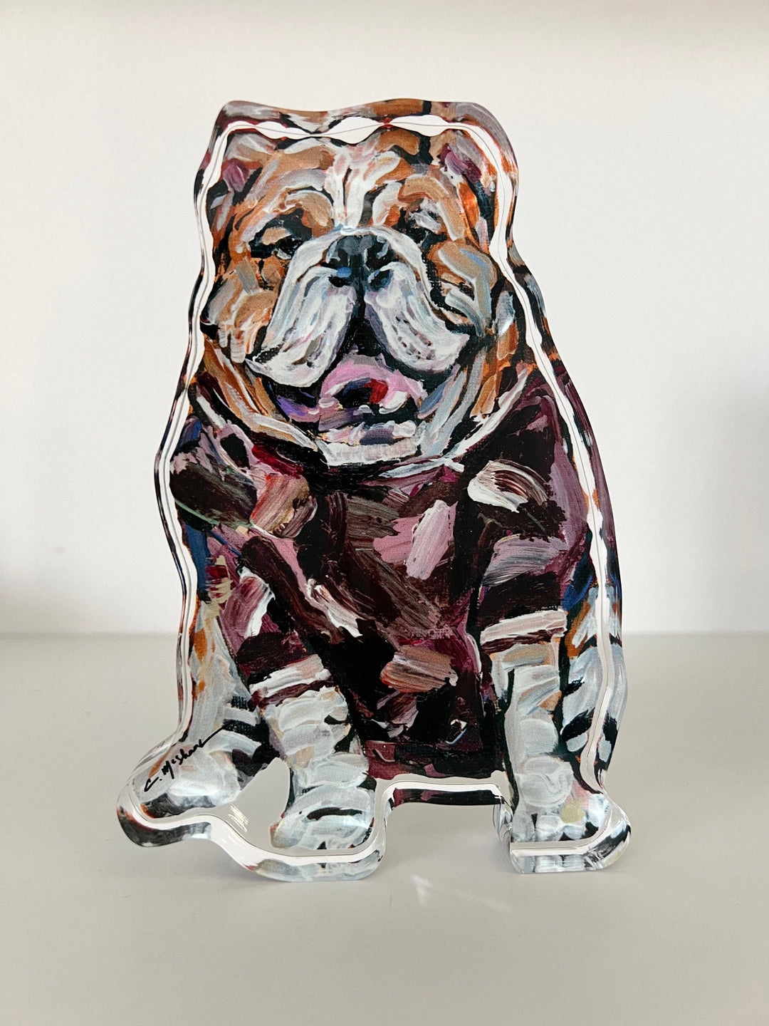 MS State Bulldog Large Acrylic