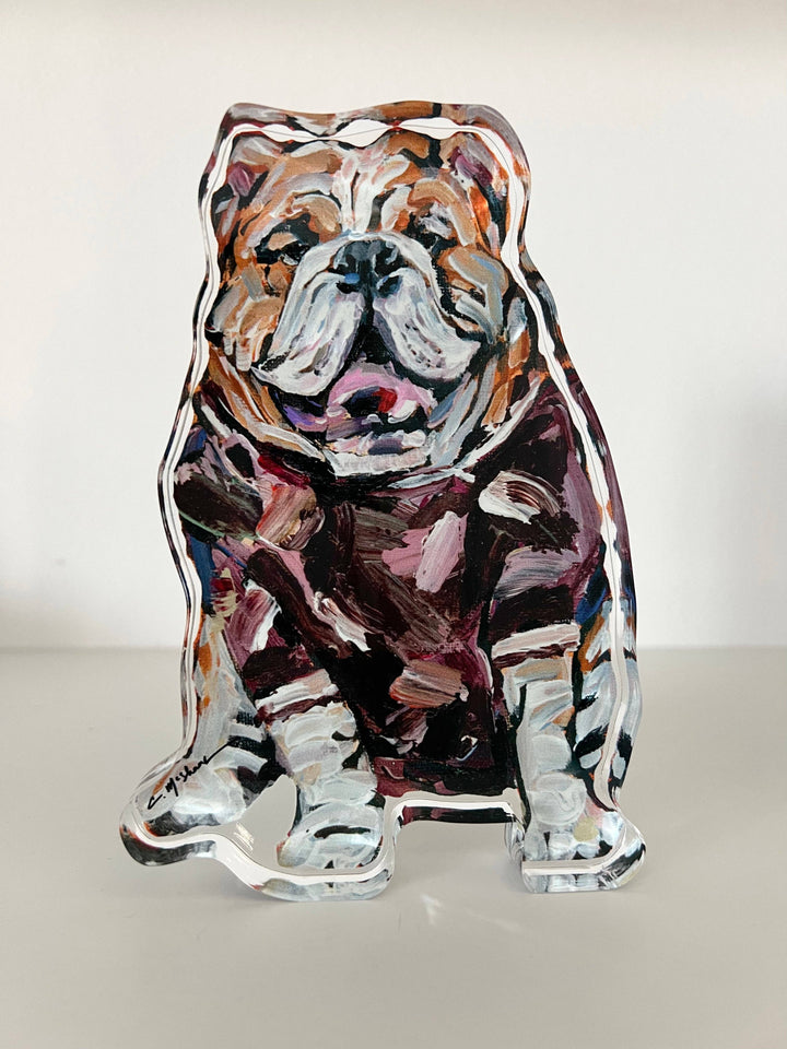 MS State Bulldog Large Acrylic