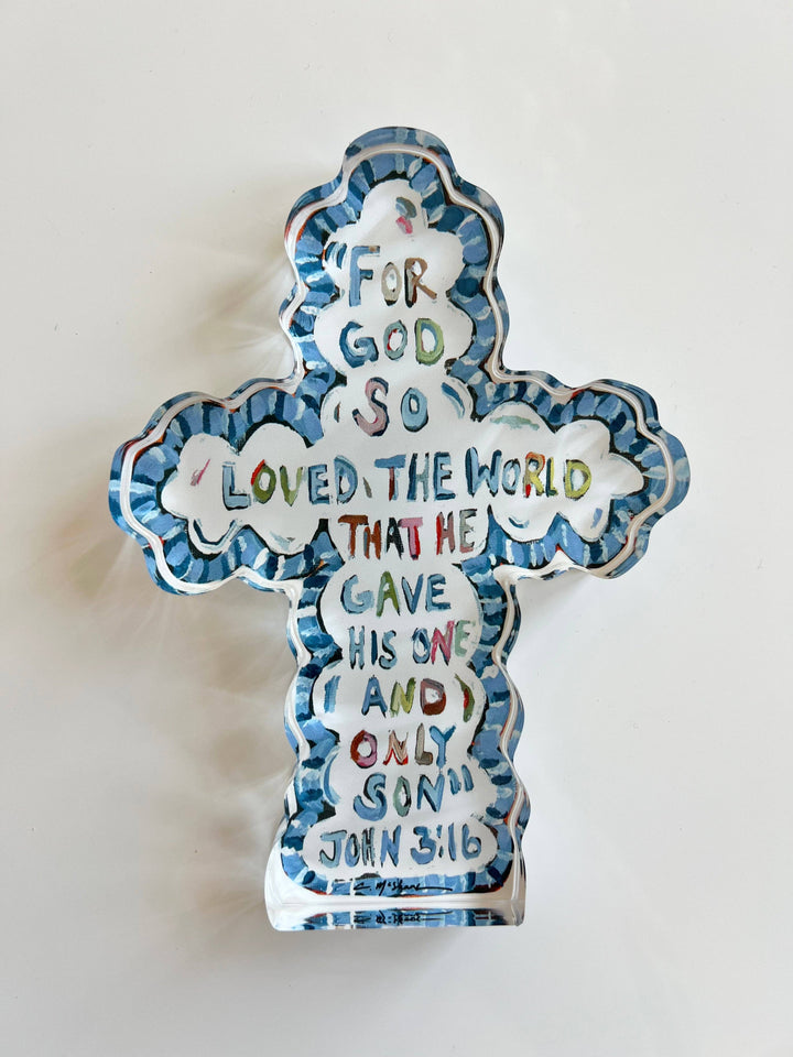John 3:16 Cross Acrylic