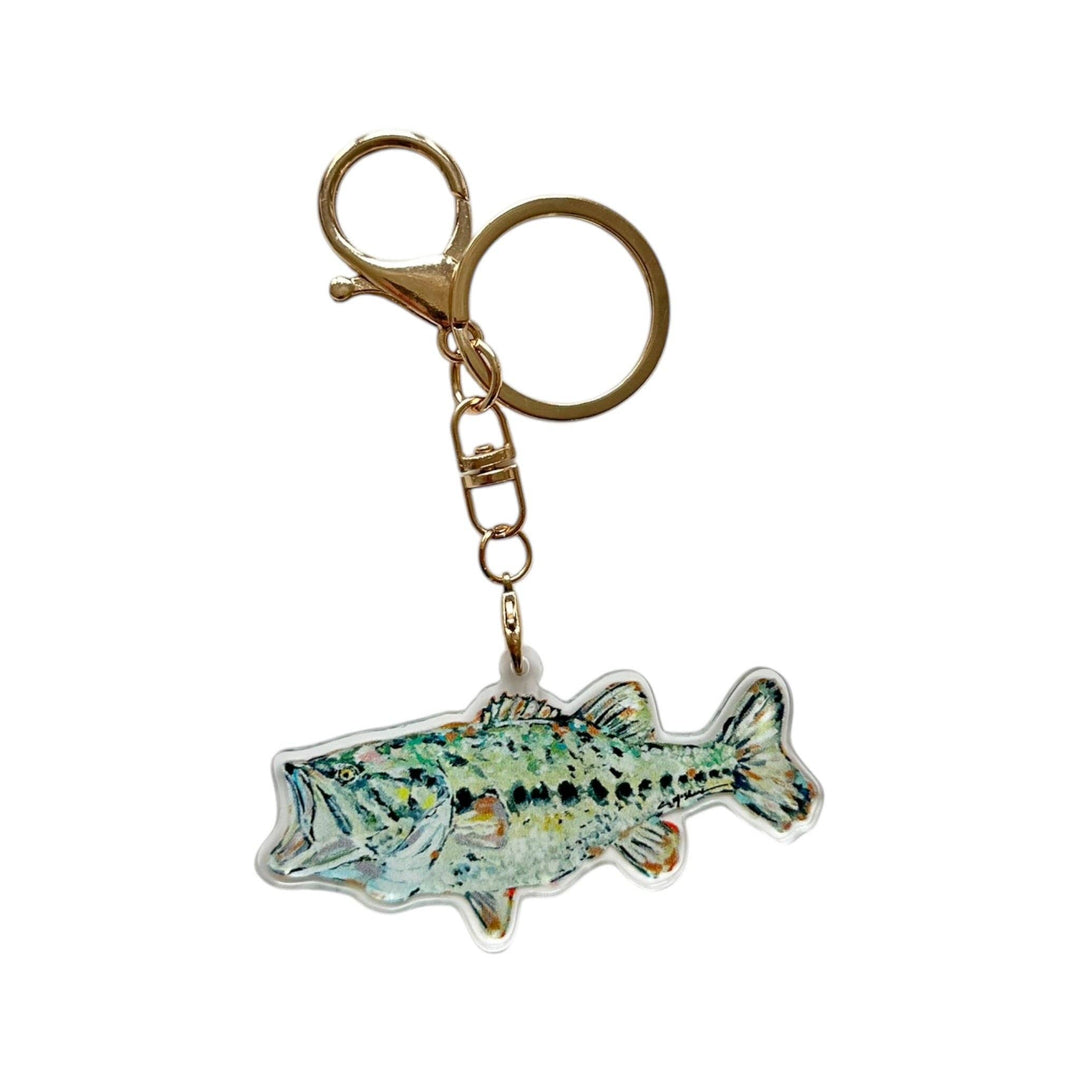 Gone Fishing Bass Key Chain
