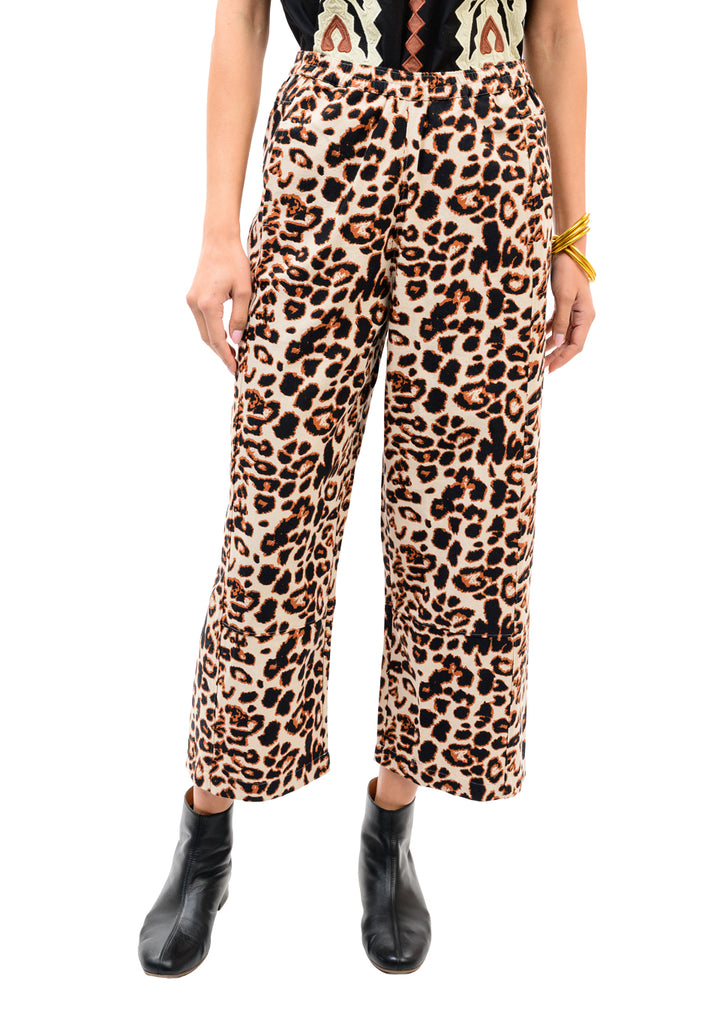 Leopard Barrel Pants | Ivy Jane