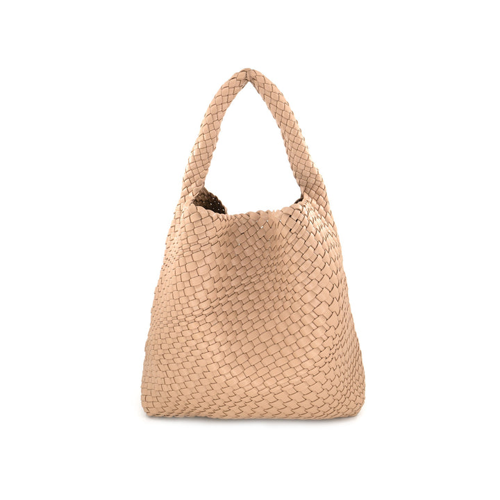 Woven Shoulder Tote