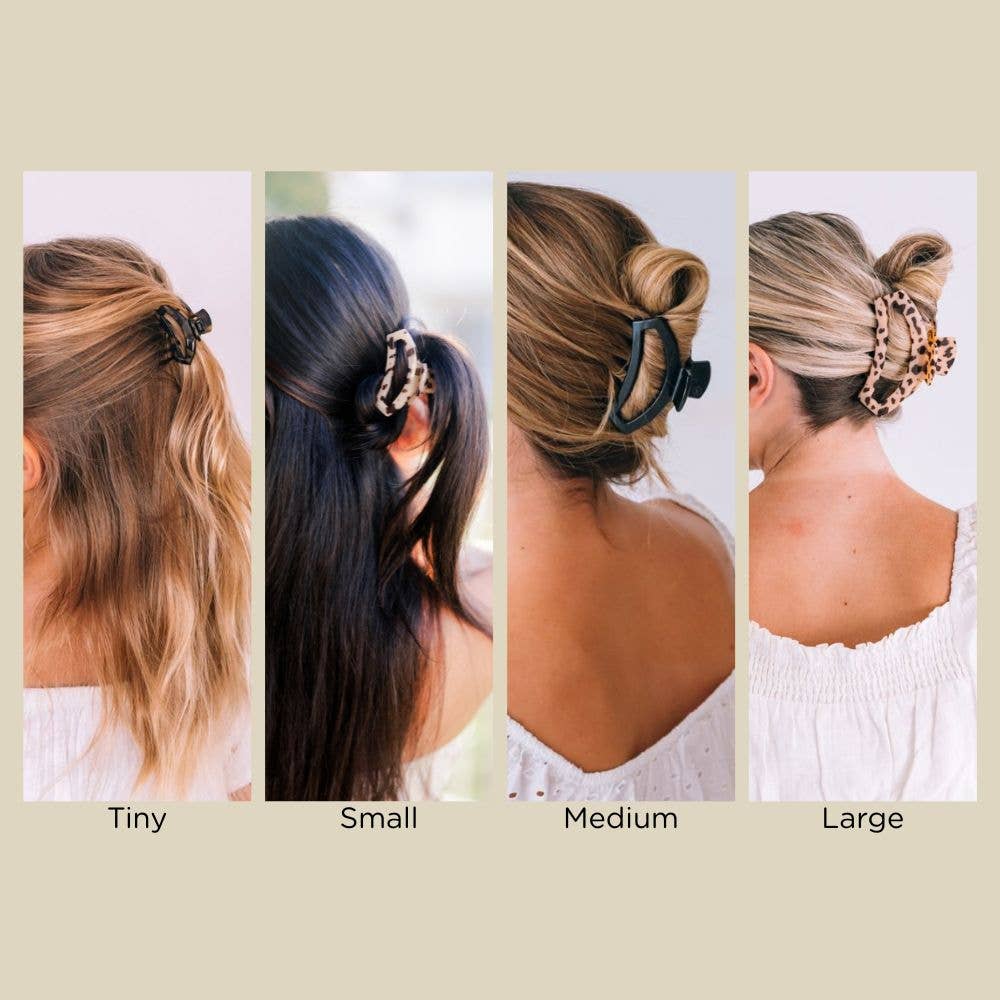 Open Hair Clip | Medium | Almond Beige