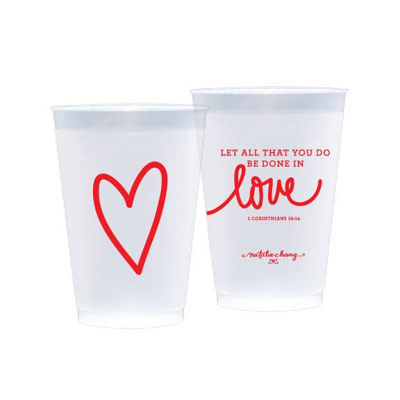 Love Scripture | Valentine Cups & Napkins