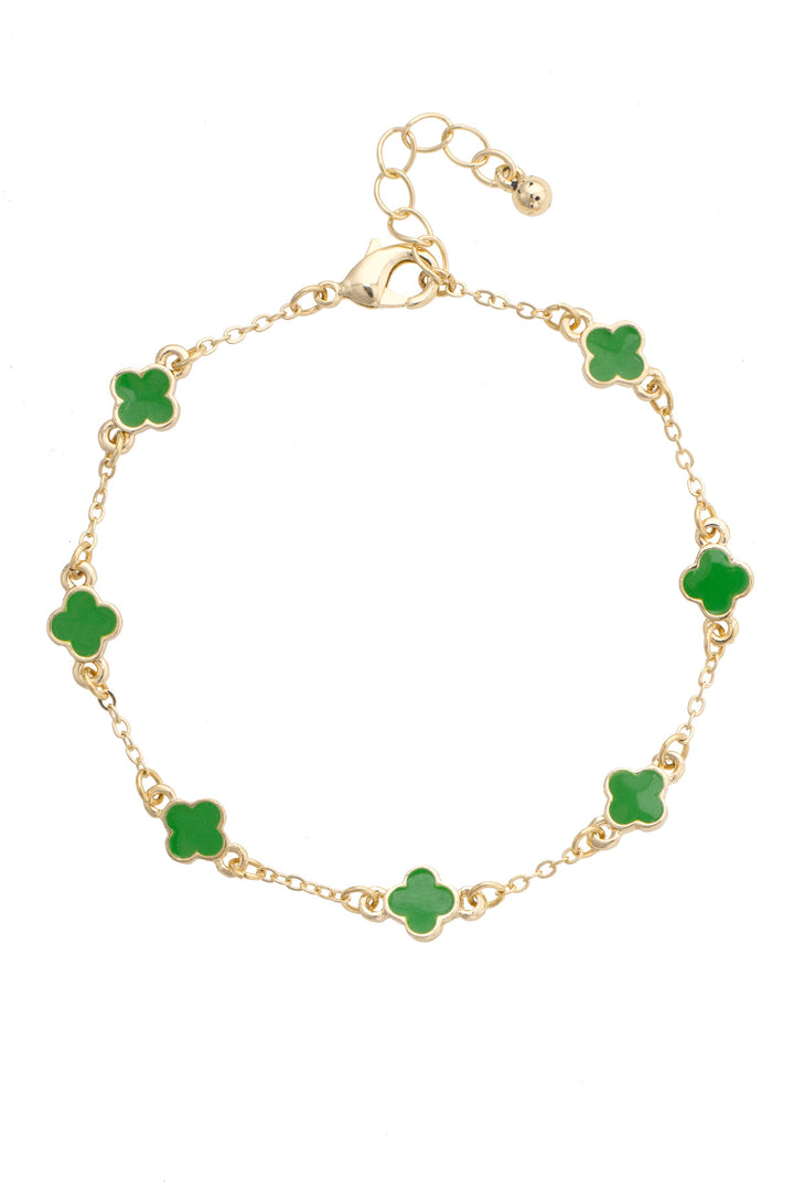 Dainty Clover Bracelet