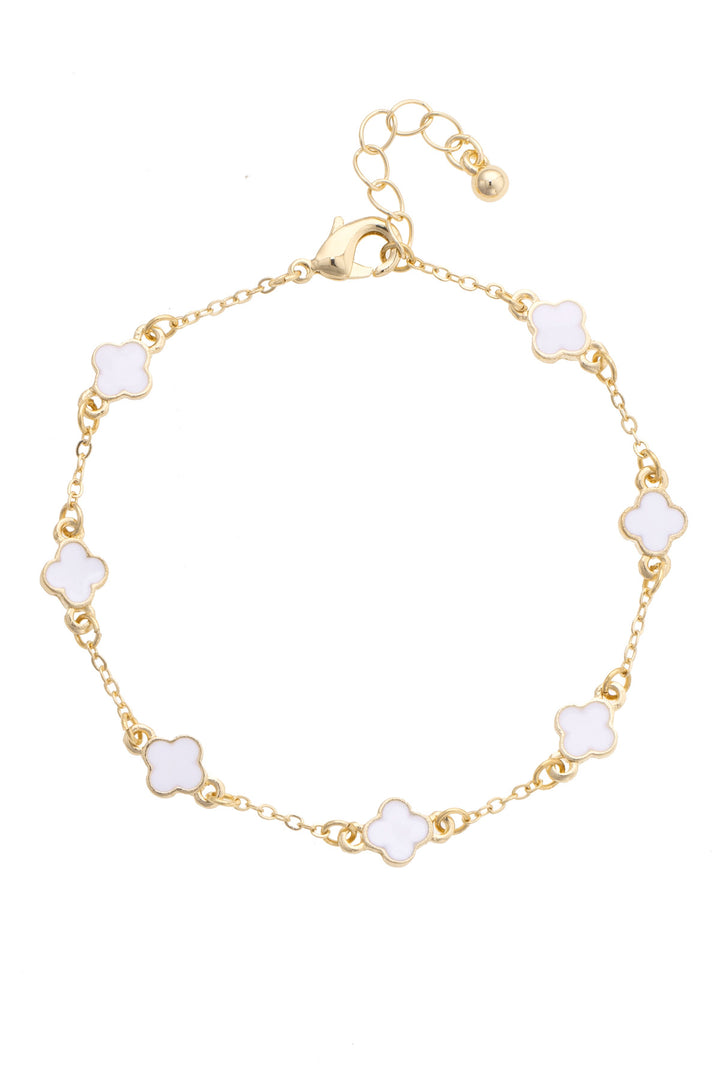 Dainty Clover Bracelet