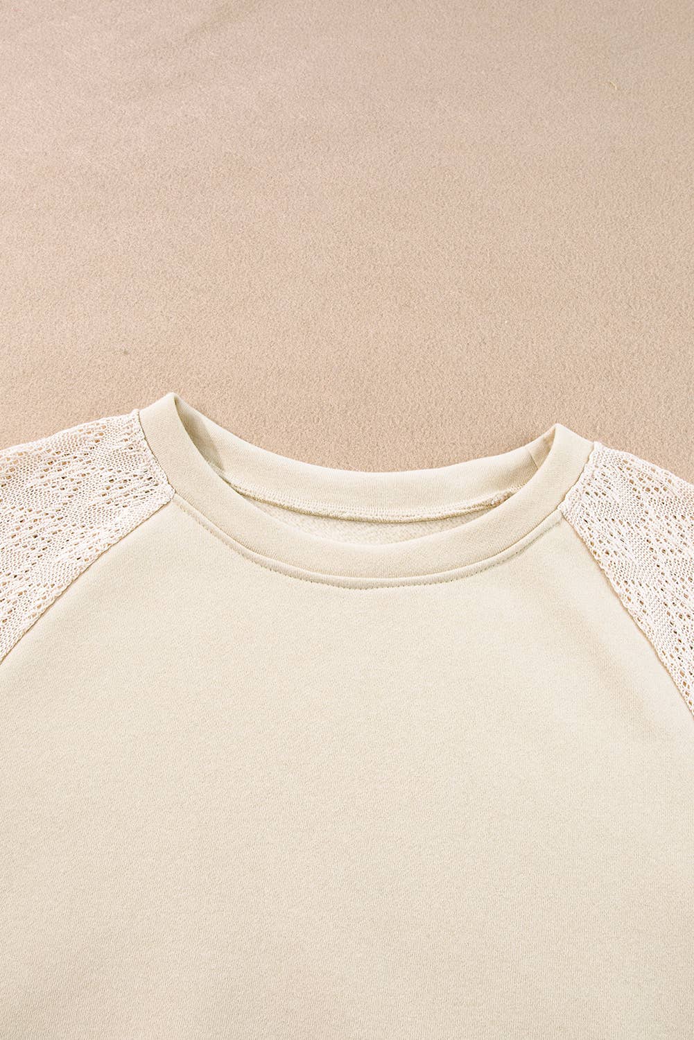 Eyelet Sleeve Pullover Top