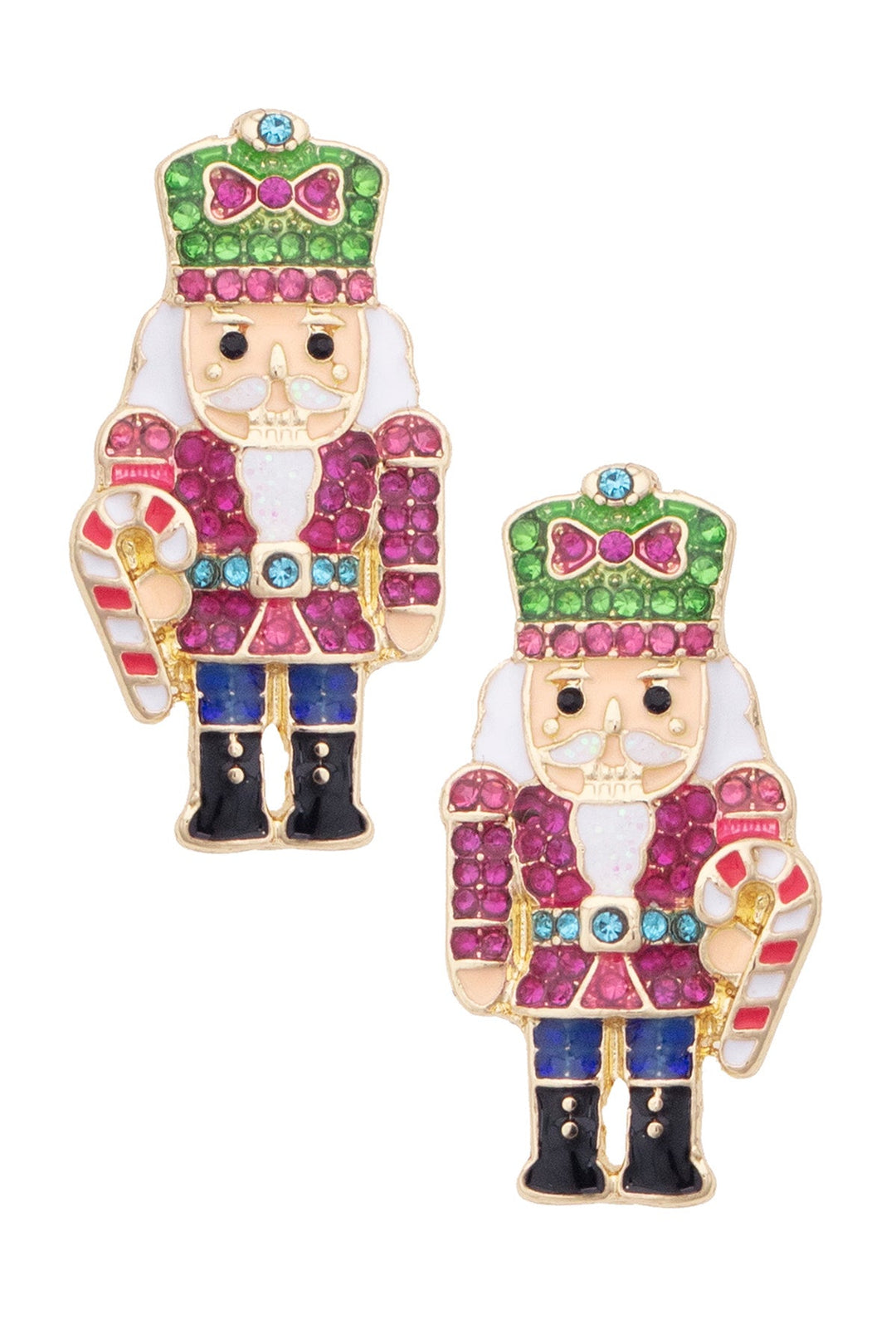 Frosted Nutcracker Earrings