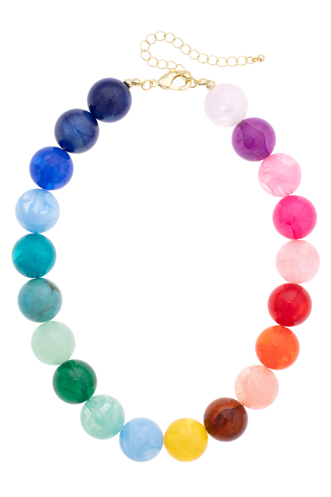 Colorful Beaded Bubble Necklace