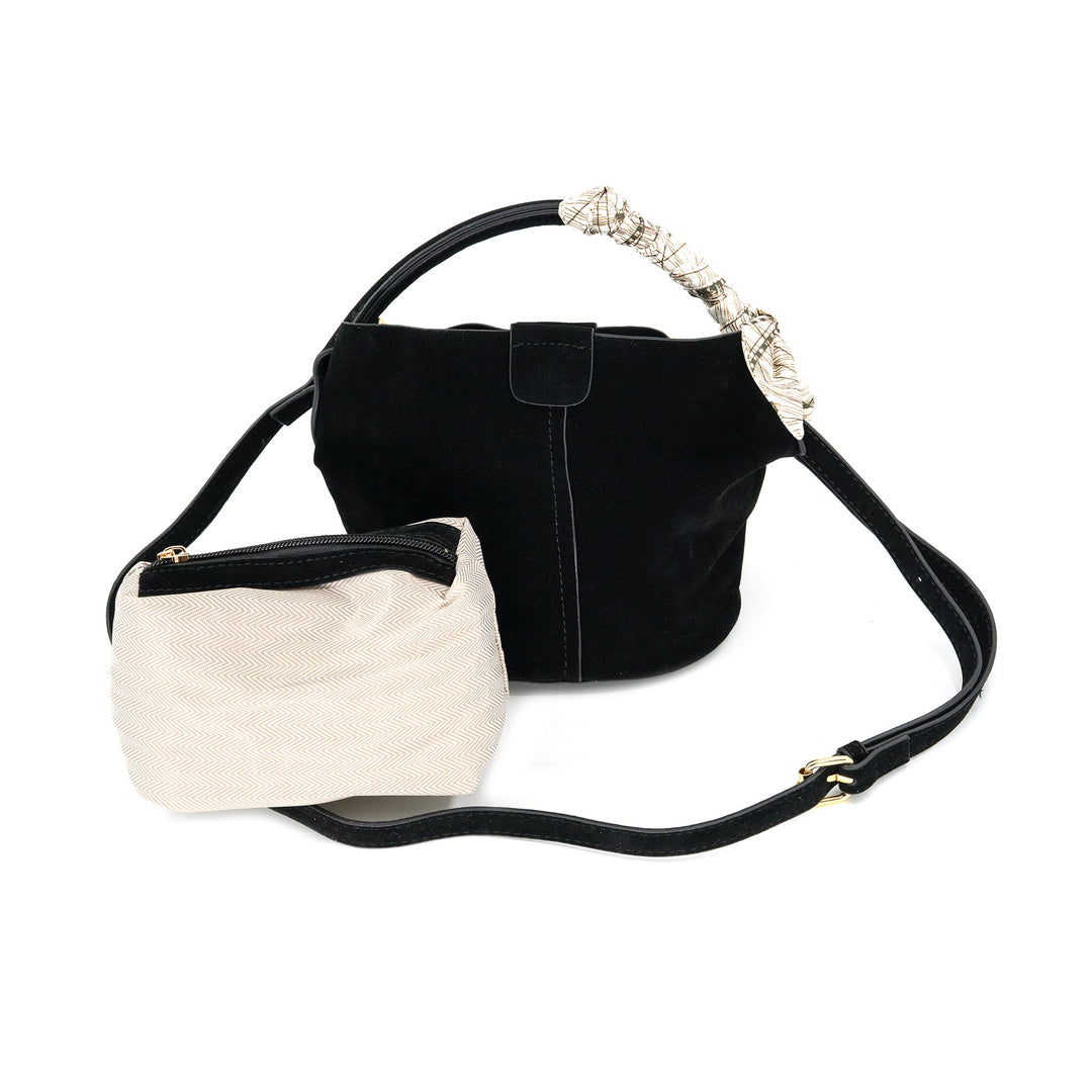 Scarf Tie Bucket Bag