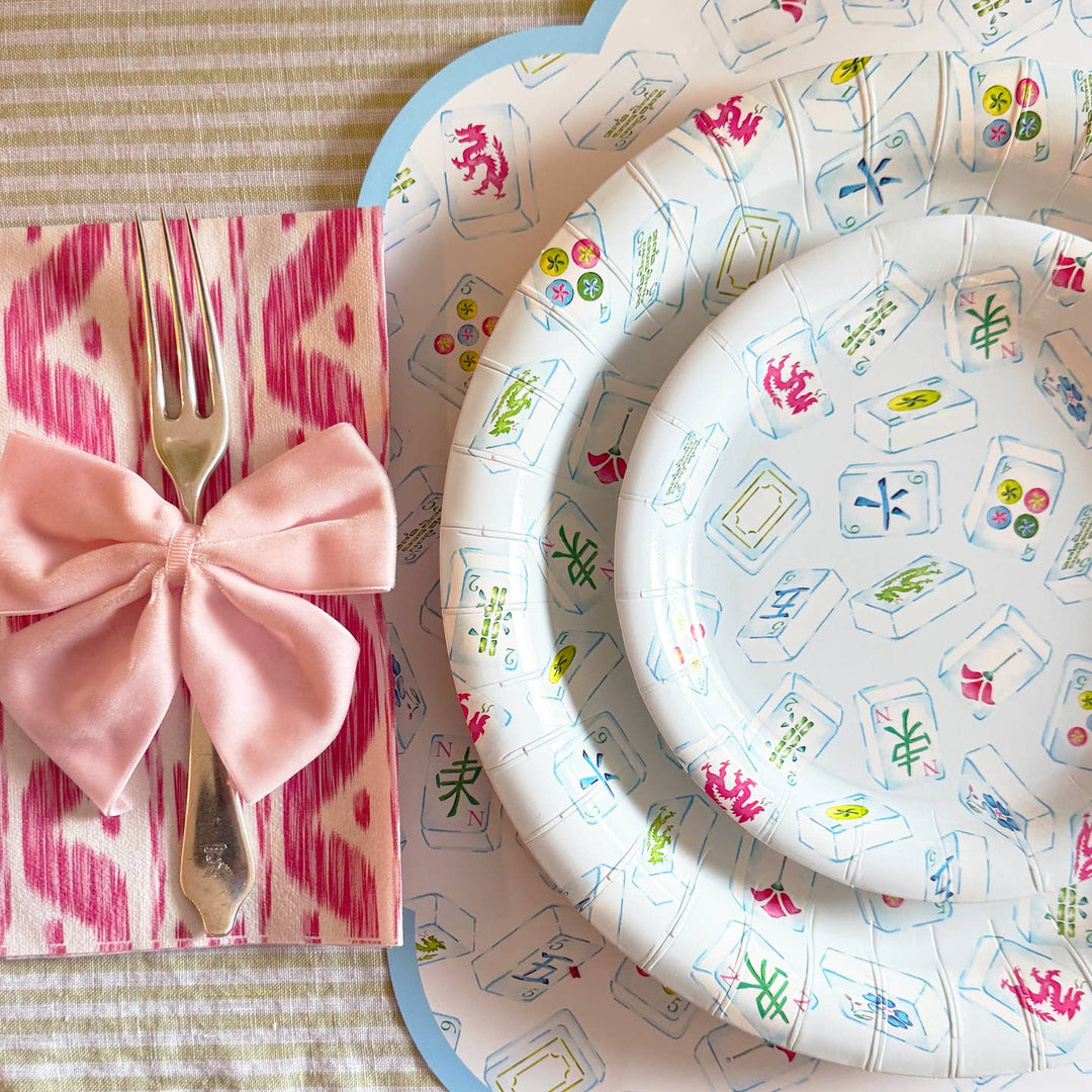 Mahjong Paper Plates