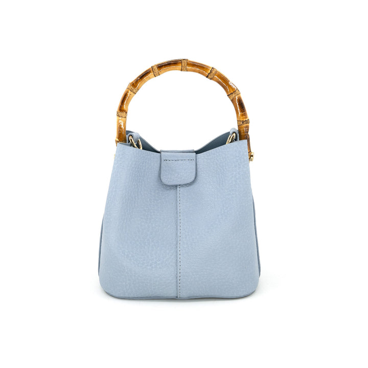 Bamboo Handle Shoulder Bag