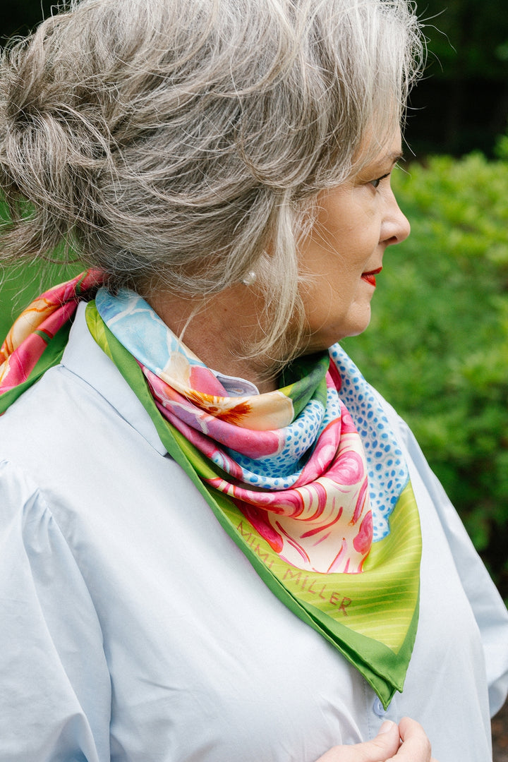 Pansy Scarf | Mimi Miller