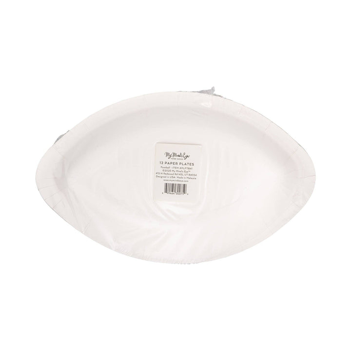 Football Shaped Paper Plates
