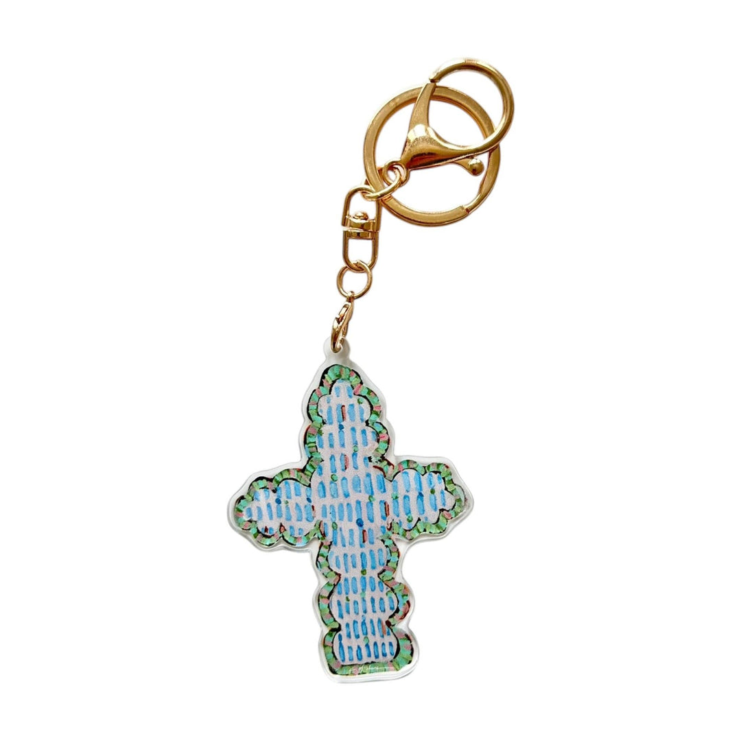 Faithful Cross Key Chain