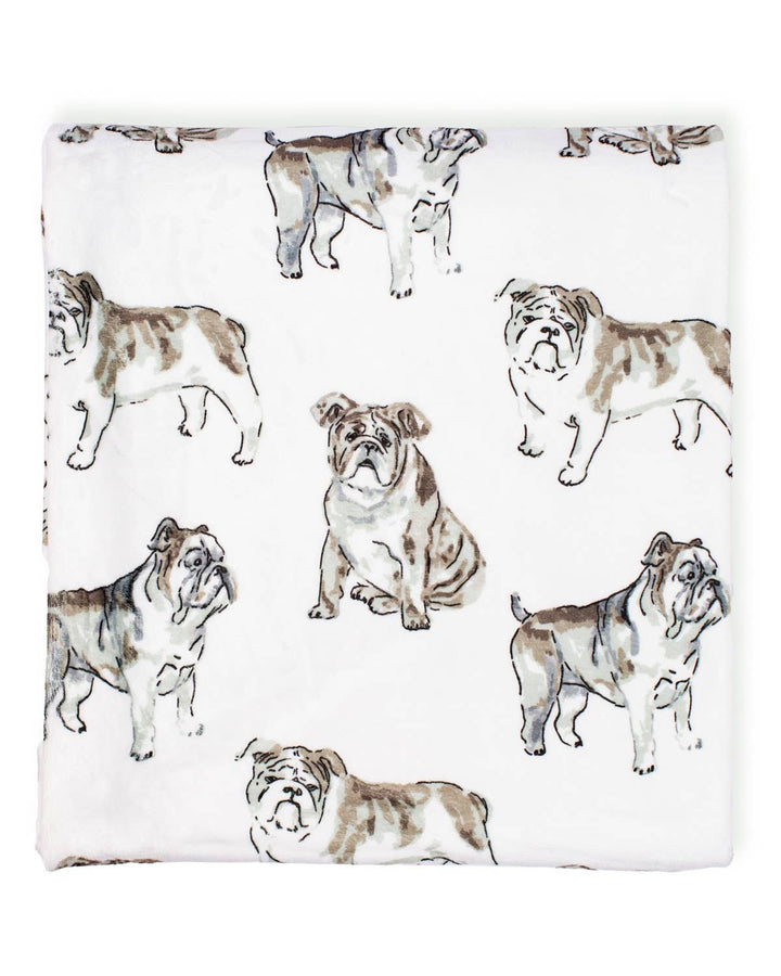 Forever Bulldog Throw
