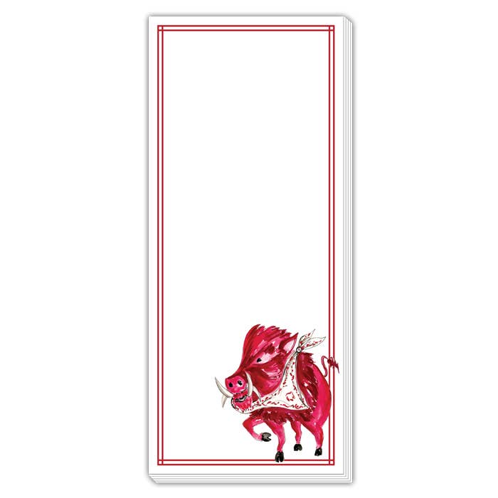 Collegiate Mascot Skinny Notepad