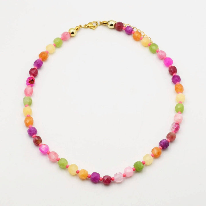 Pink Gemstone Necklace