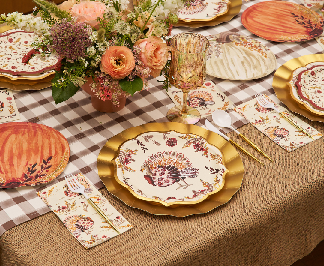 Amber Harvest Dinner Plates