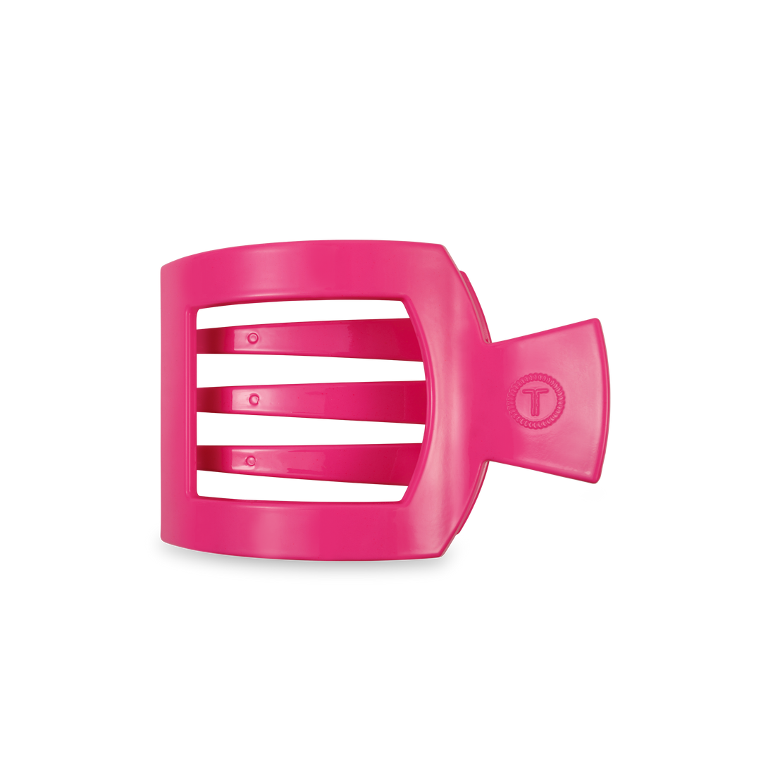 Flat Square Hair Clip | Medium | Tropical Punch