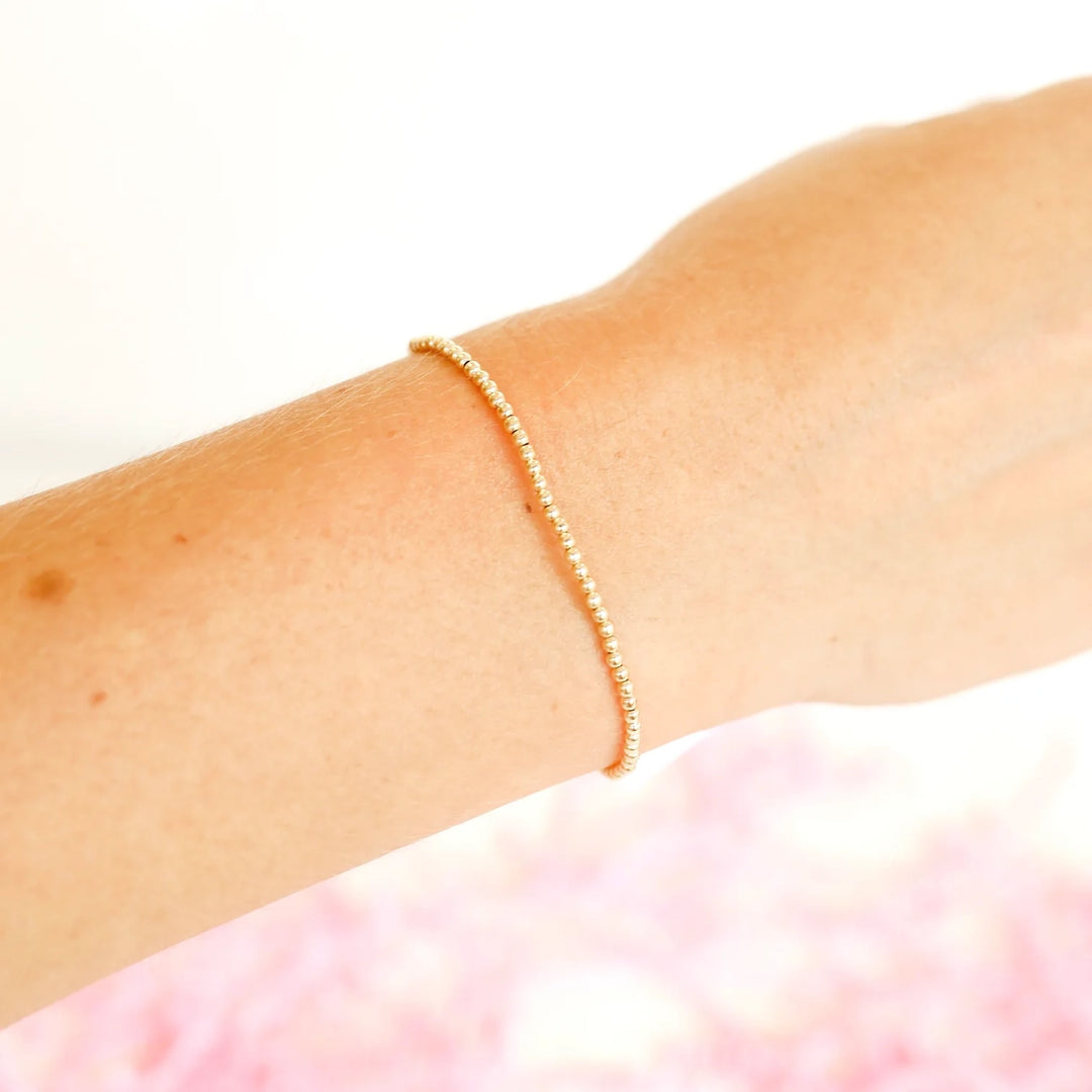 Gold Filled Beaded Bracelets