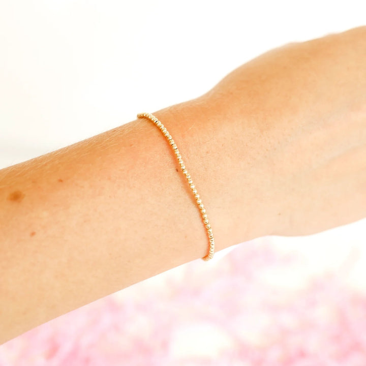 Gold Filled Beaded Bracelets