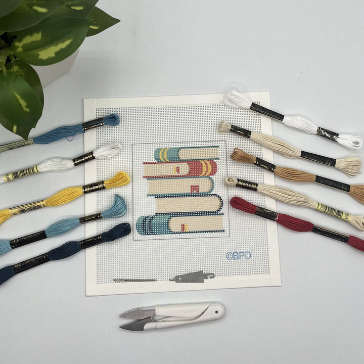 Five Books Needlepoint kit