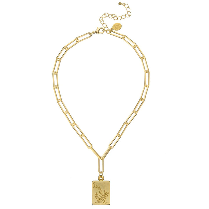 Mahjong Large Paperclip Necklace | Susan Shaw