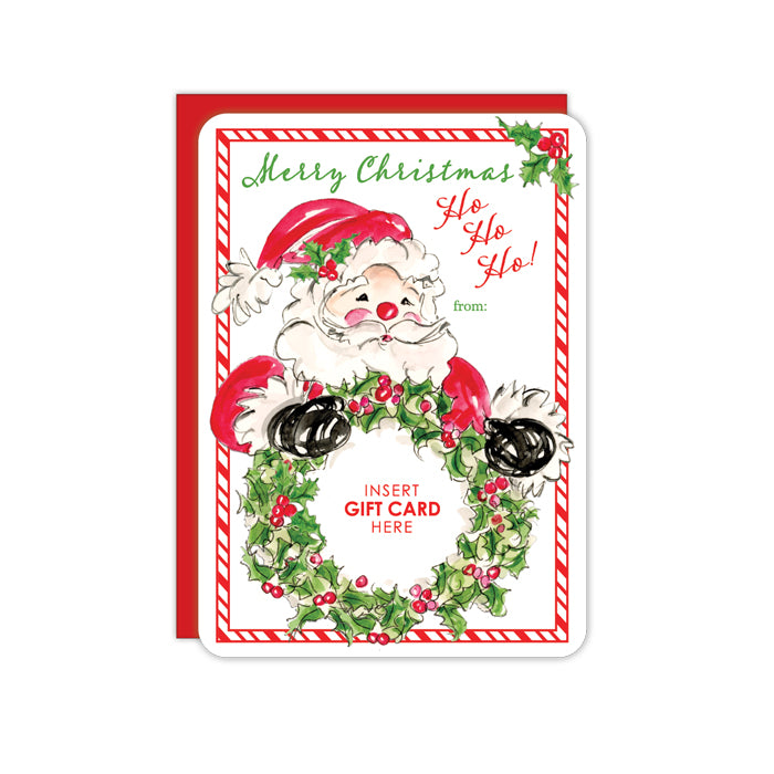 Santa Gift Card Greeting Card