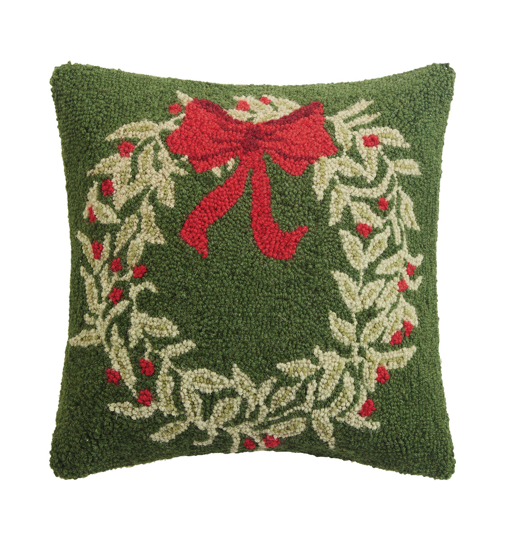 Holiday Wreath Hook Pillow
